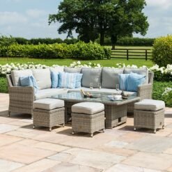 Oxford Rattan Corner Dining Set