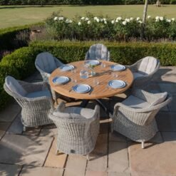 Jakarta Teak Round Dining Table