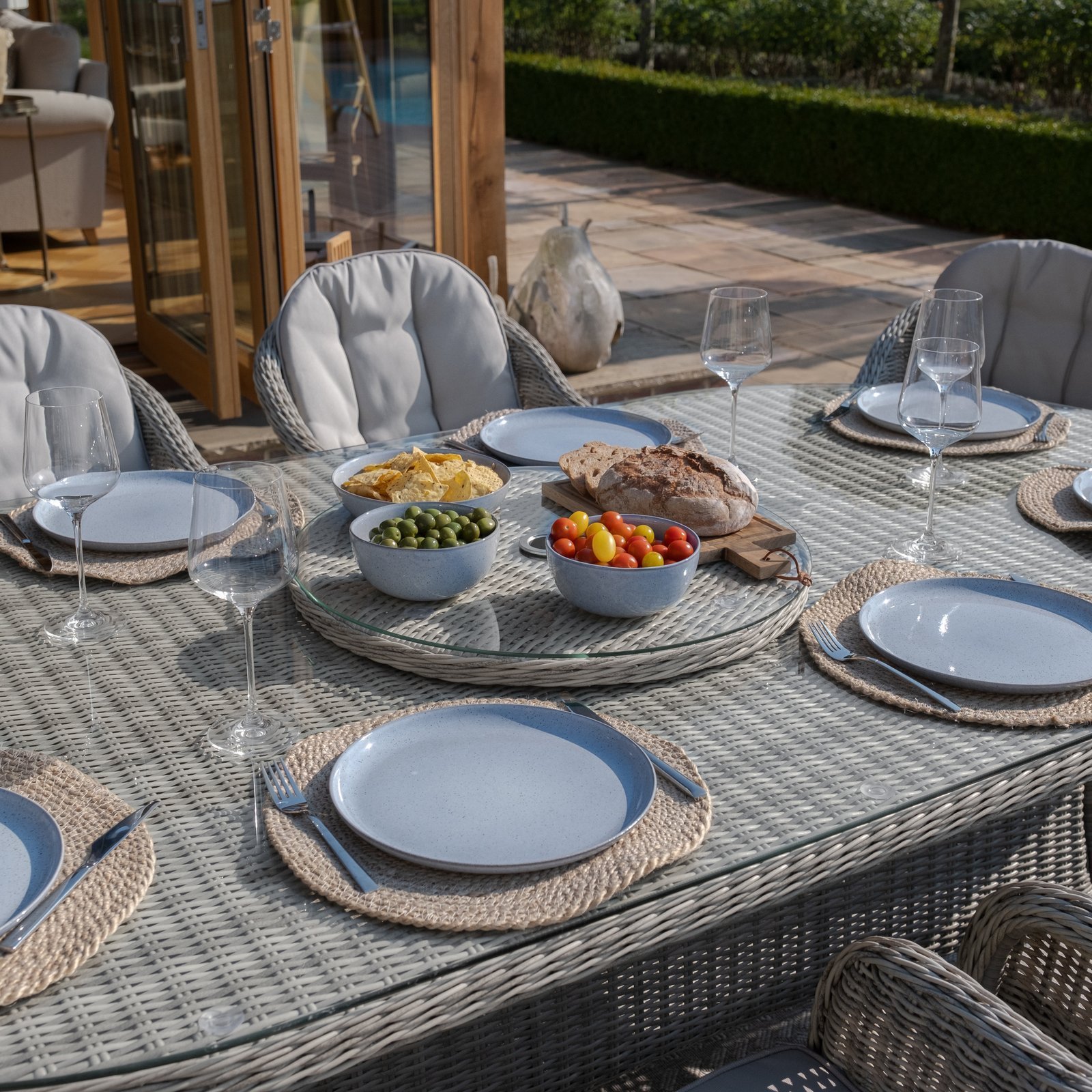 Oxford 8 Seat Oval Dining Set - Image 9