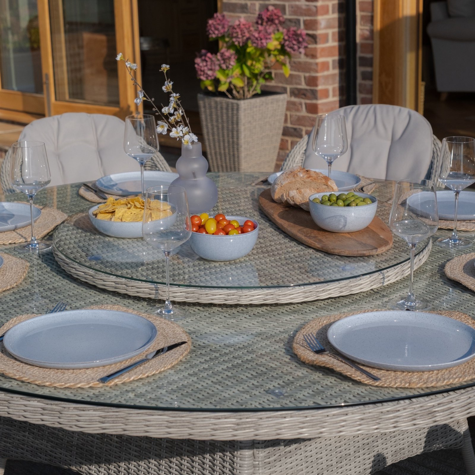 Oxford 8 Seat Round Dining Set - Image 12